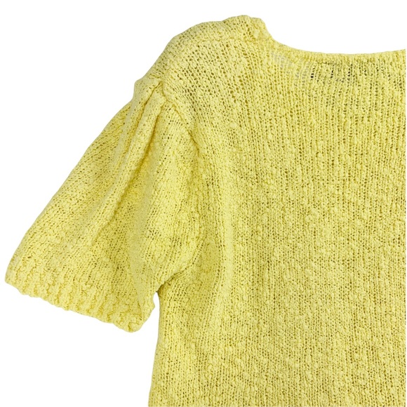 Vintage Popcorn Knit Short Sleeve Sweater - Picture 8 of 13